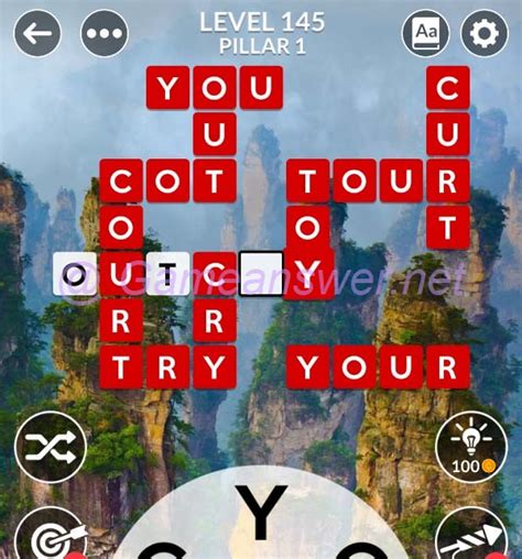 Wordscapes Level 145 Answers [ + Bonus Words ] .